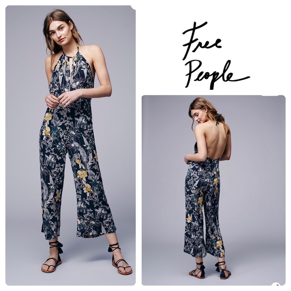Free People Twisted Halter One-Piece